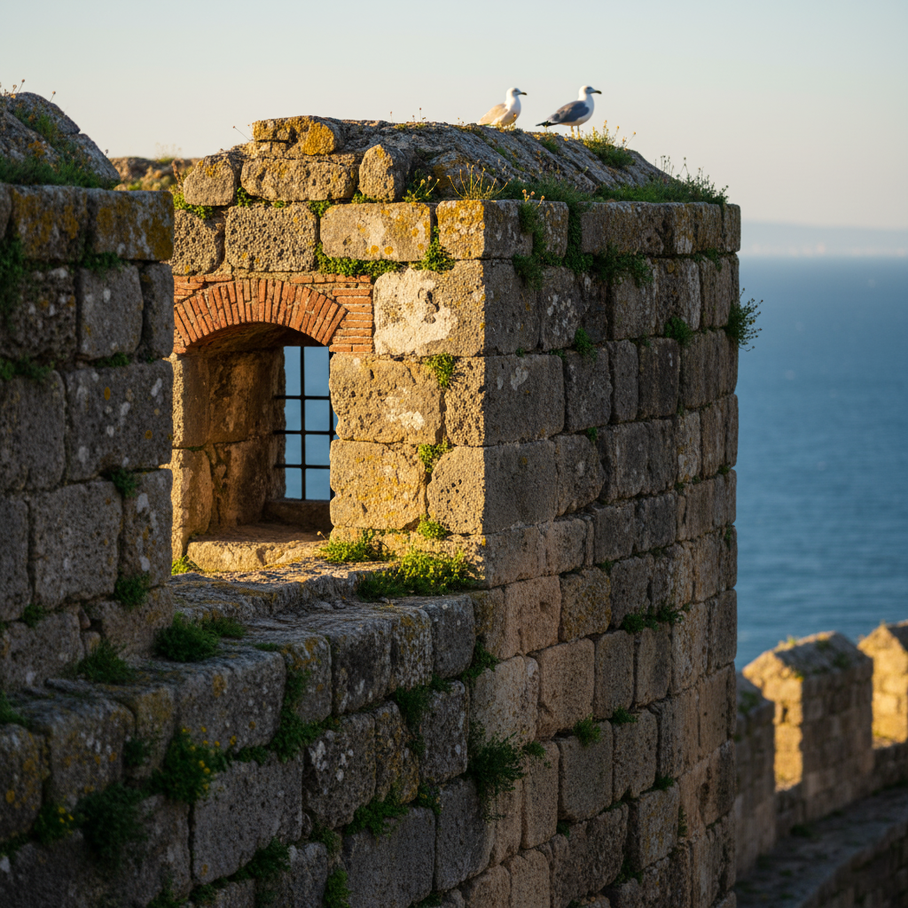 Tarihi Sinop Kalesi Detayı